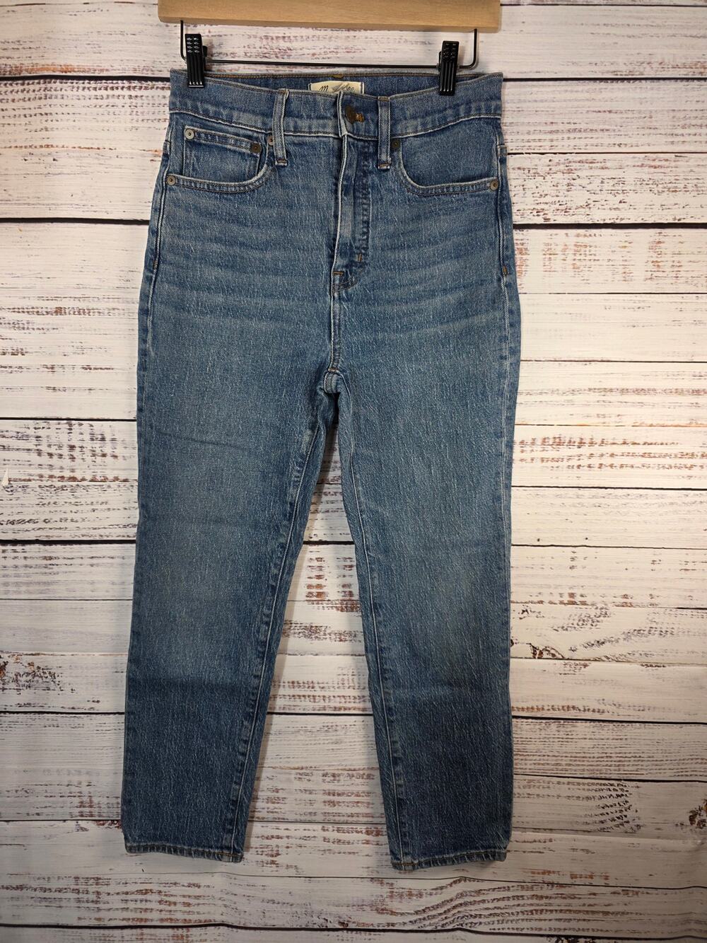 Madewell women's classic straight jean size 26
